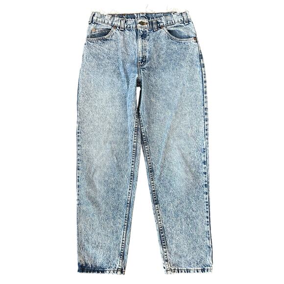 Vintage Levi’s Orange Tab Light-Wash Distressed Mid Waisted Denim Jeans (Sz 29) - Picture 2 of 8